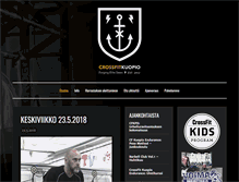 Tablet Screenshot of crossfitkuopio.com